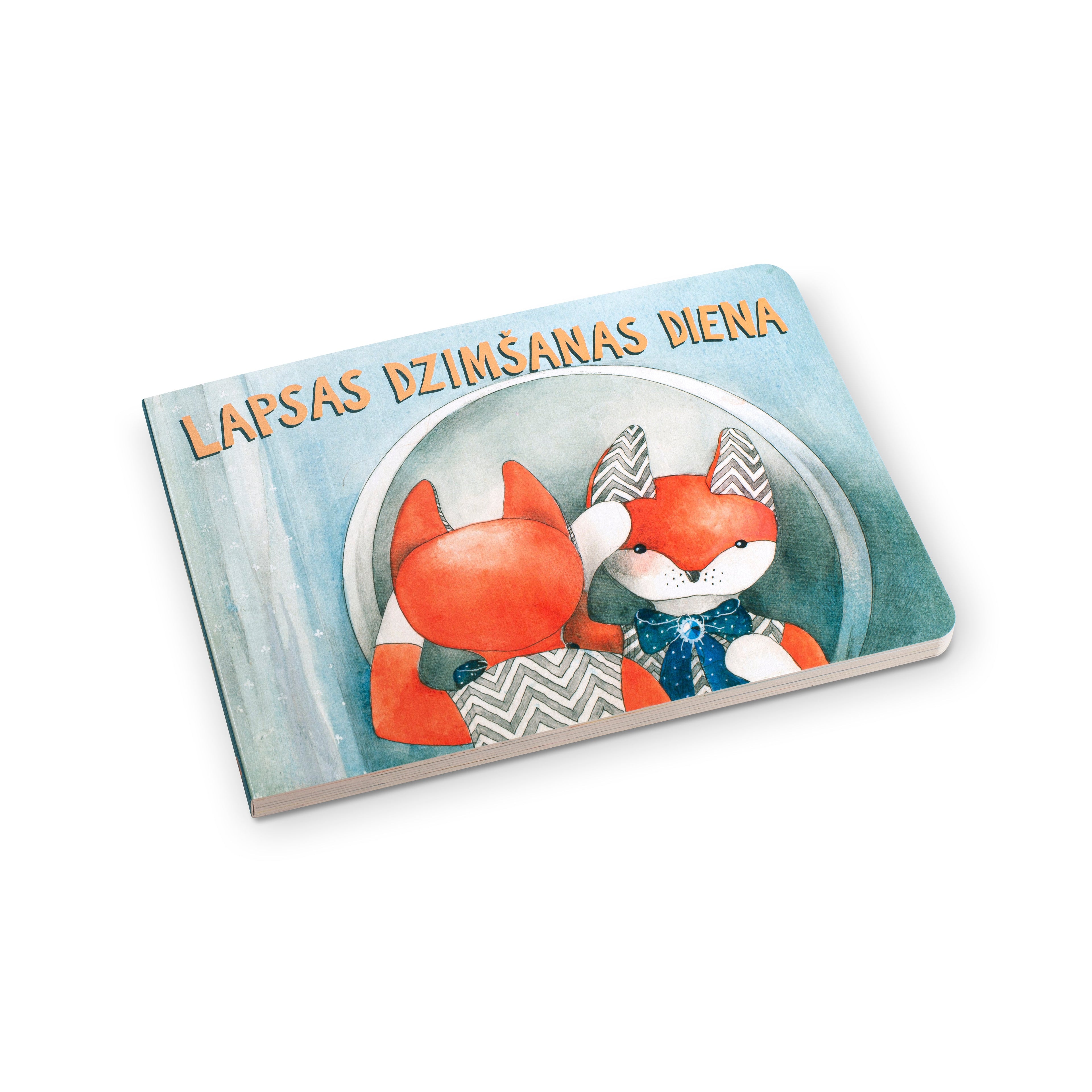 Kartona bilžu grāmata "Lapsas dzimšanas diena"